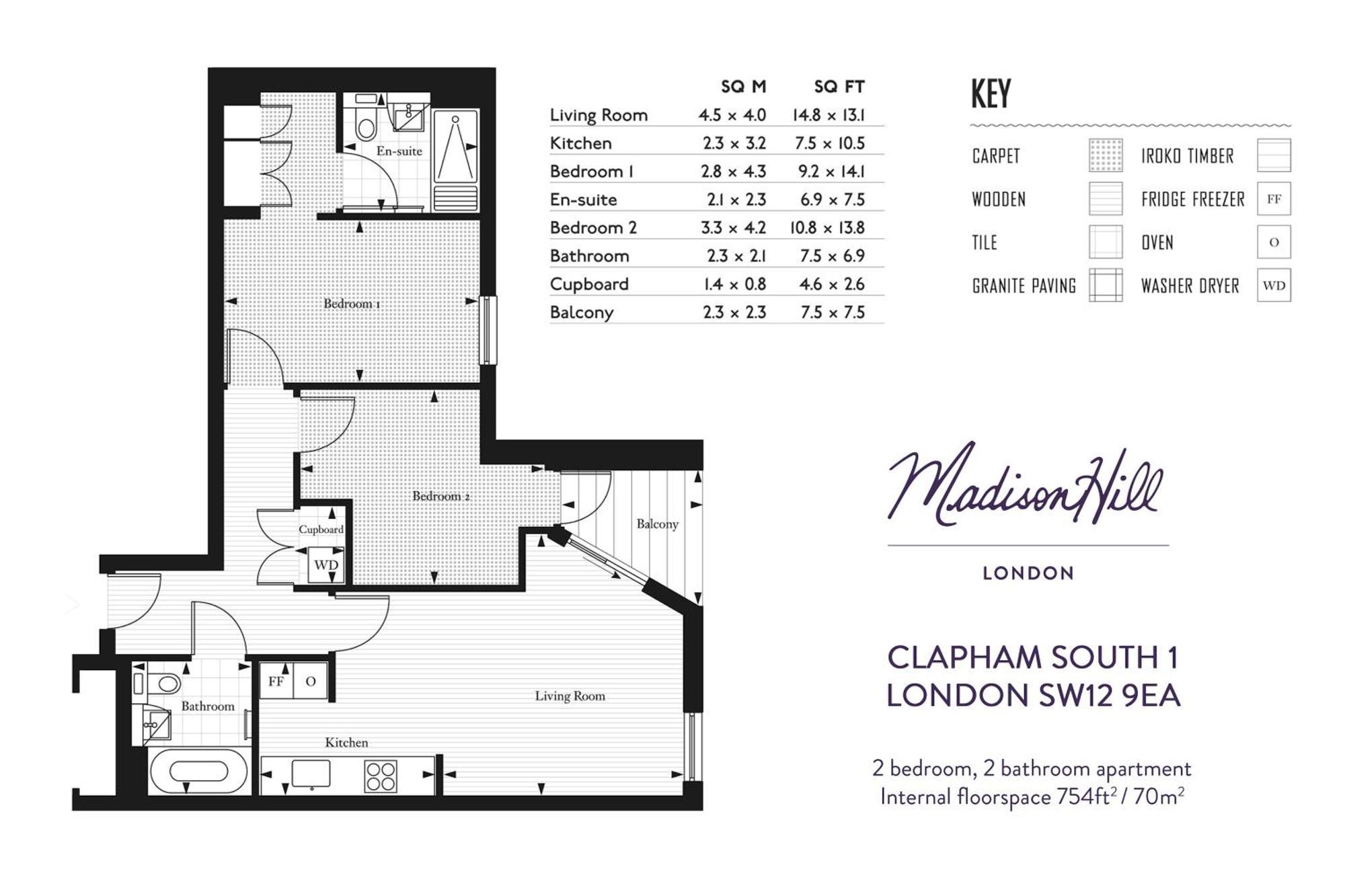 Madison Hill - Clapham South 1 - Two Bedroom Flat Londra Esterno foto